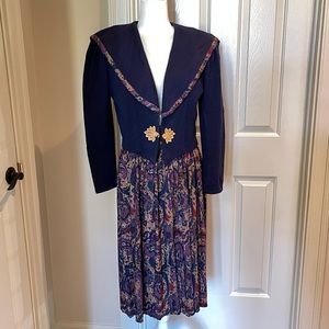 Jeffrey & Dara Vintage Dress and Sweater Set